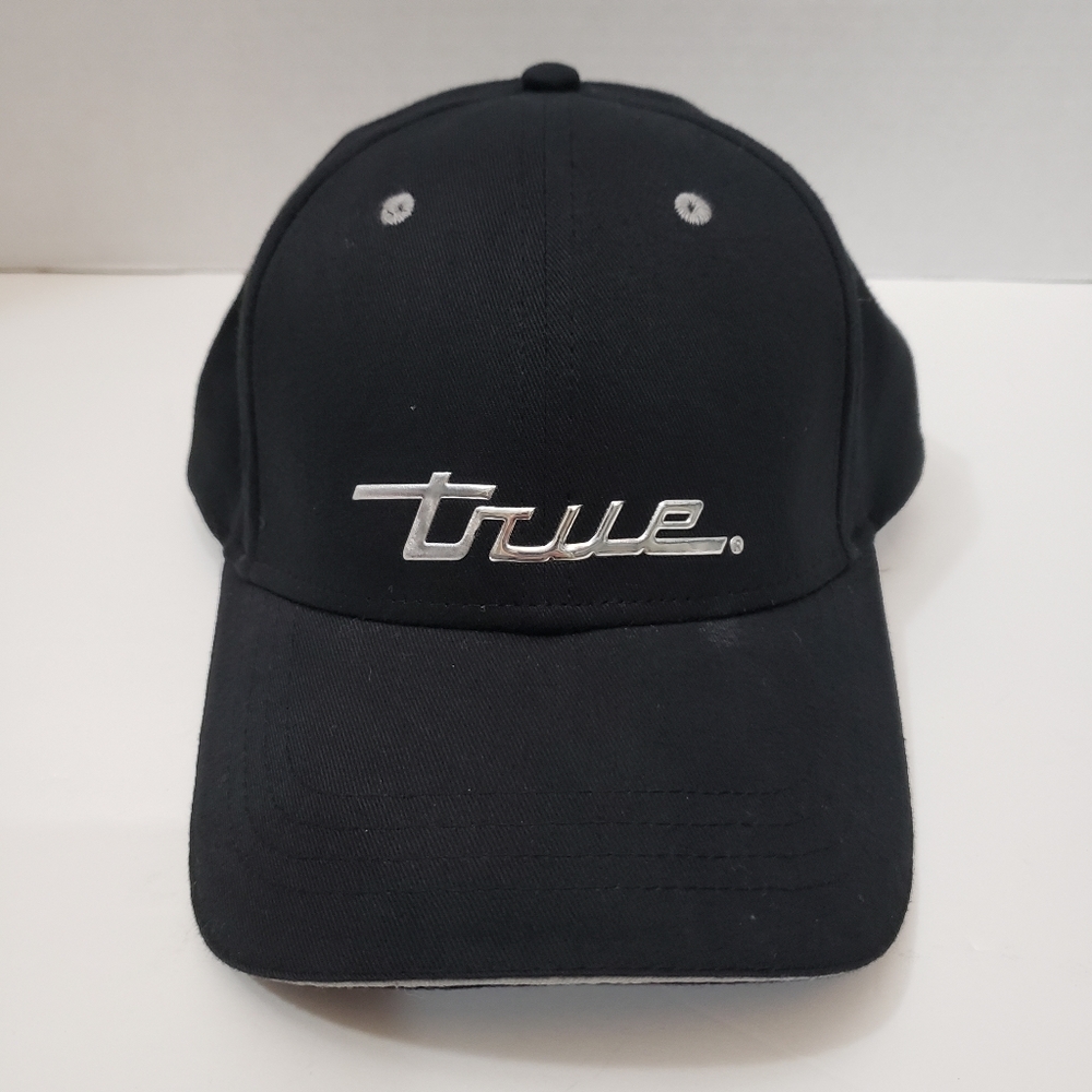 OS Black Siver Text True Hat